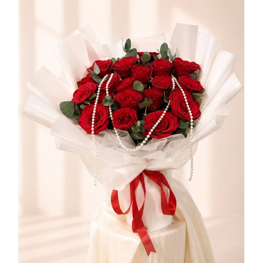 beauty garden-19 red rose bouquets