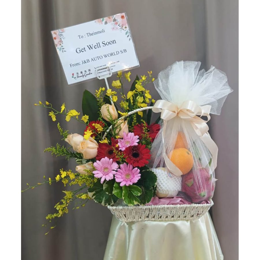 beauty garden-Fruit and flower basket-40