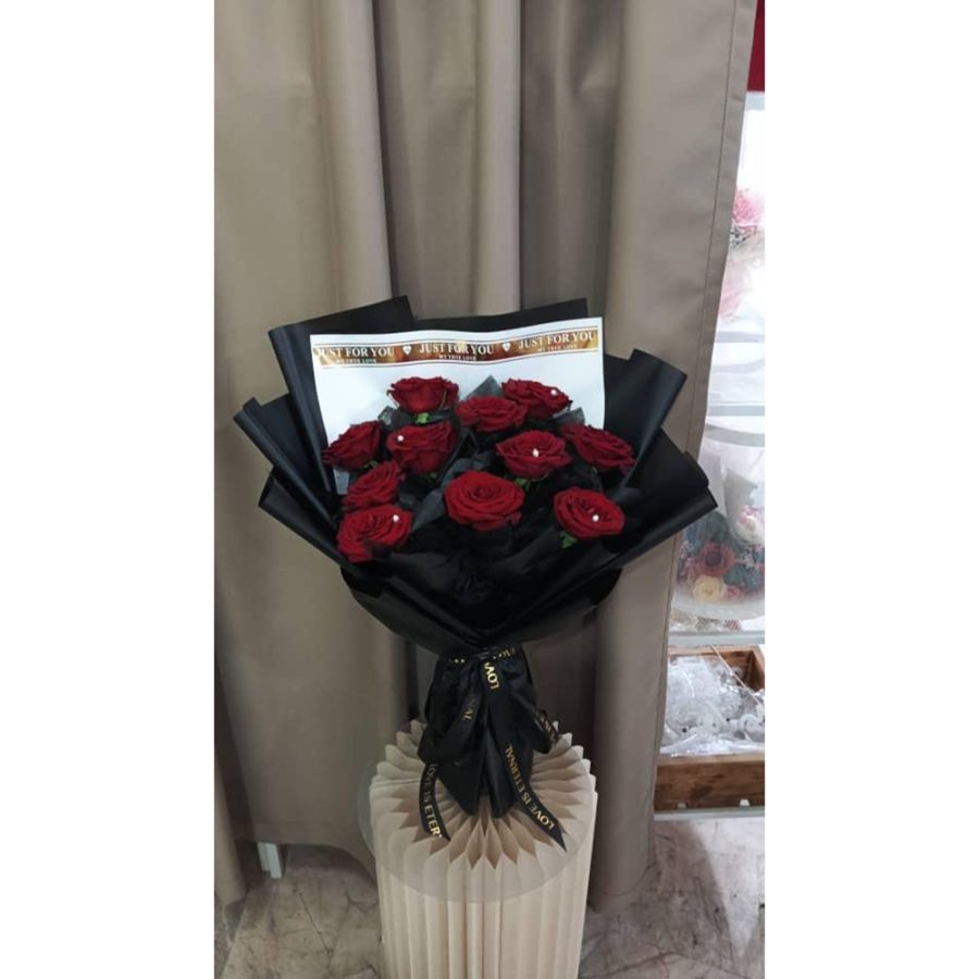 beautygarden-11pcs red rose bouquet
