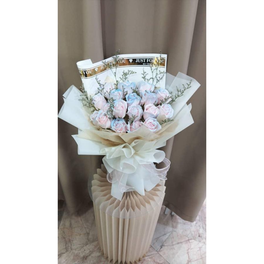 beautygarden-Flower Bouquet 57 16 Soap Rose